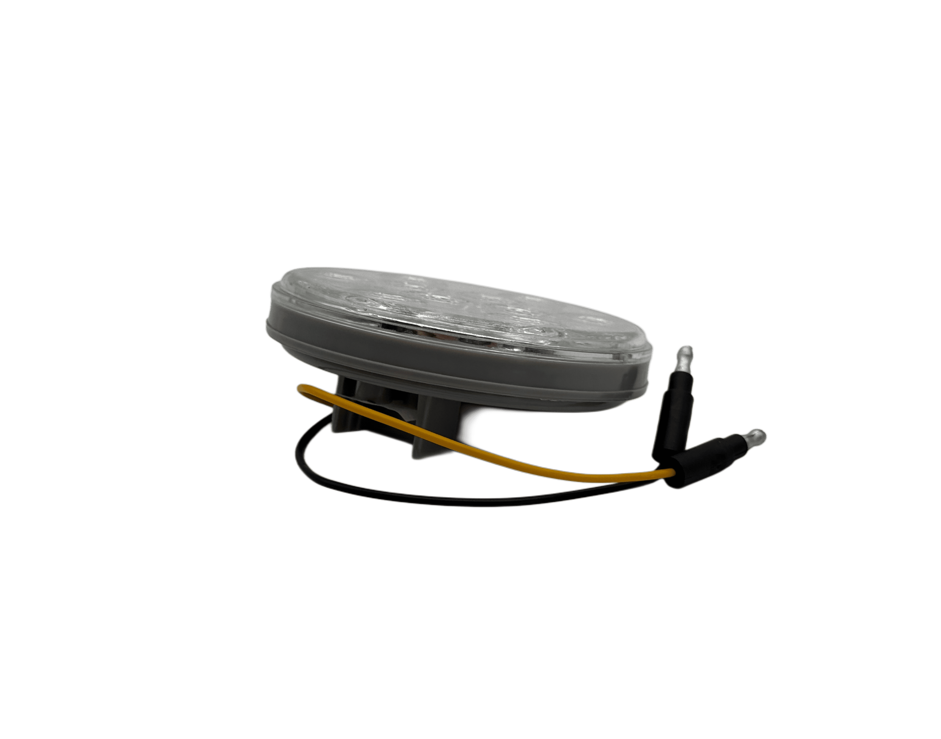 4`` Round Dual Color Red/White with Amber Strobe LED Light 12/24V - Image 2