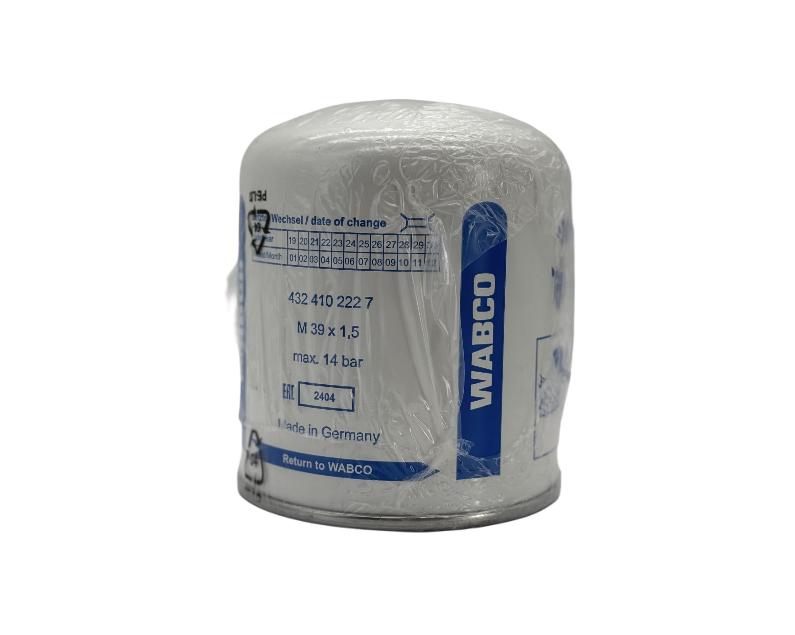 Air Dryer Cartridge Screw On Type Wabco 4324102227